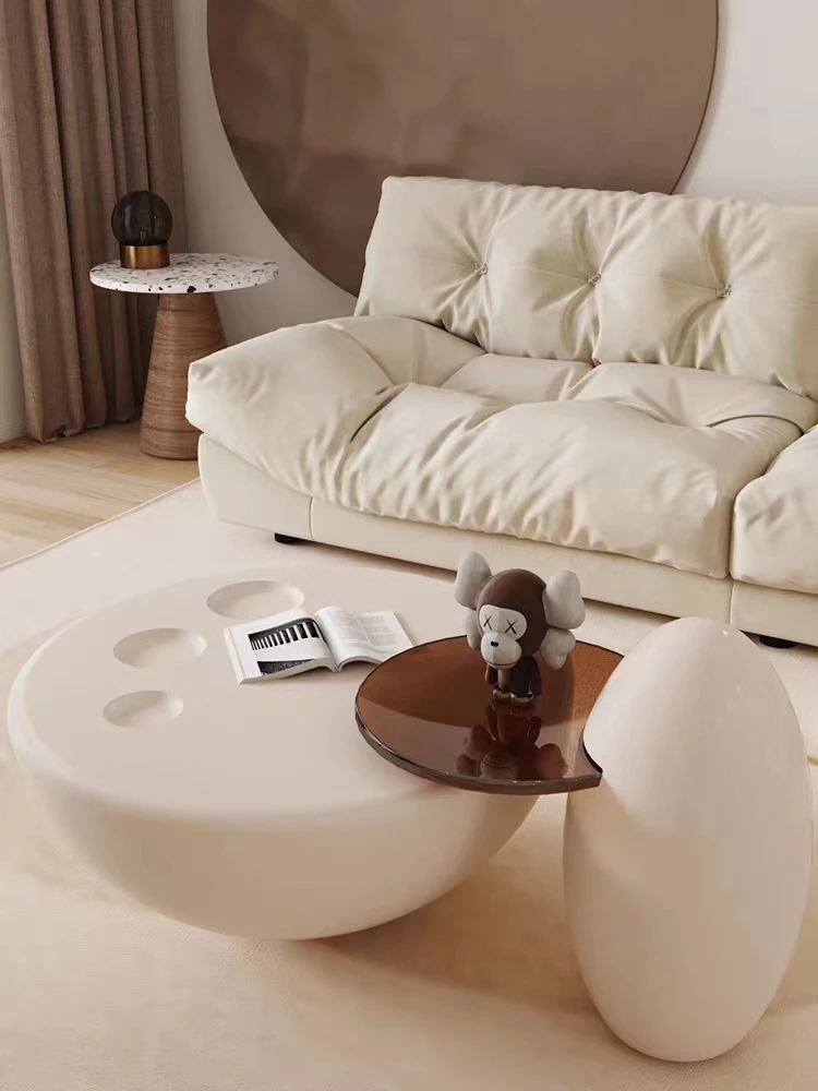 

/Fiberglass material is simple, living room coffee table cute cat claw end table baking process