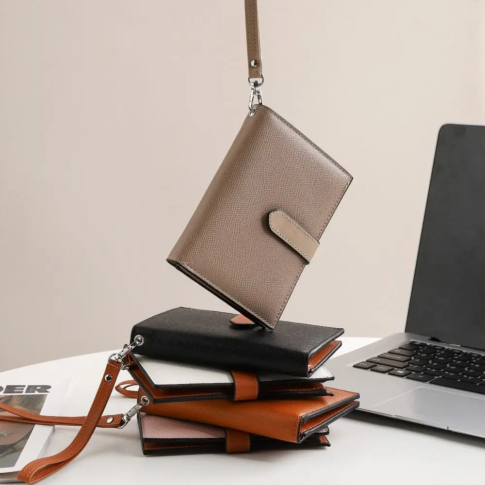 

Портативный держатель для карт, сумка для паспорта из искусственной кожи, чехол для паспорта с ремешком, дорожный кошелек, держатель для билетов, многофункциональная сумка для хранения, мужская сумка