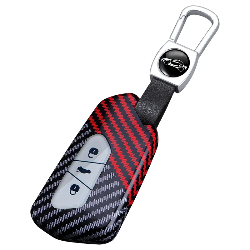 Etui na kluczyk samochodowy ABS Carbon do VW Volkswagen ID.3 ID.4 Golf 8 2022 2023 MK8 Cupra Skoda Octavia SEAT Leon MK4 Formento