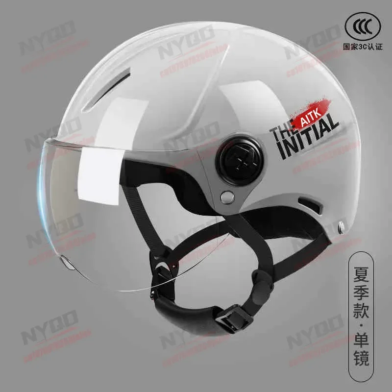 Motorcycle Helmet Lenses Sun Protection Wind Protection Safety High-definition Transparent Sun Visor Suitable for YEMA 350/351