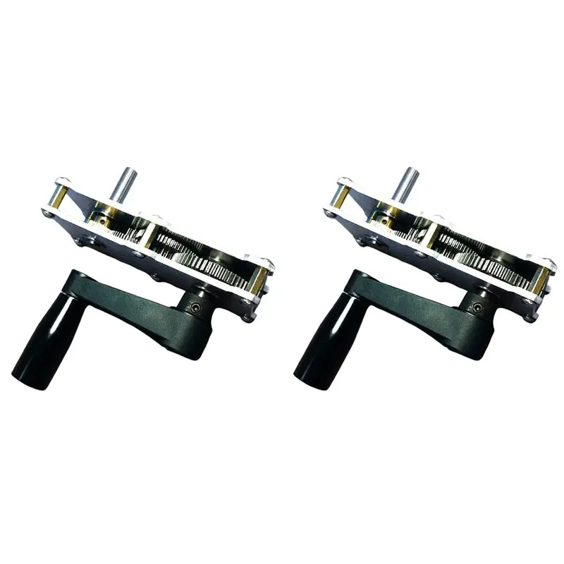 AAAN-2X Metal Gear Reducer Speed-Up Box Accelerator Large Torque Accelerator Reducer,Gearbox With Crank