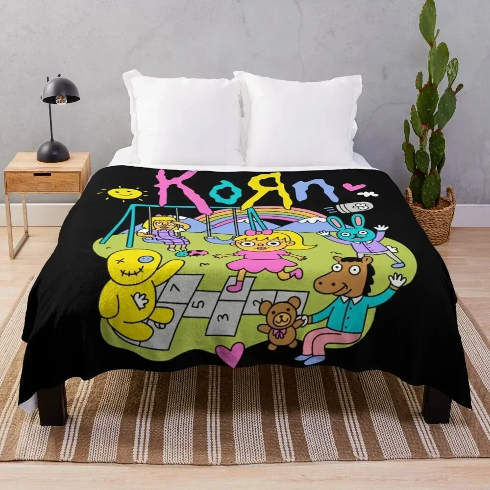 

vol.1 bon kon ron Throw Blanket For Decorative Sofa Blankets For Bed Blankets