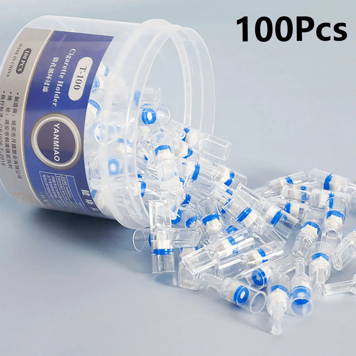 100-Piece Pack, Disposable Cigarette Filters, Filter Holders, Cigarette Tips, Can Reduce Tar Content, Household Gadgets, Valentine's Day Gifts, New Year Gifts, Party Supplies