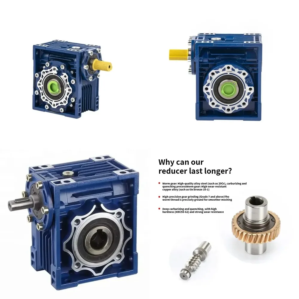 High Quality SRV Motorcycle Gearbox Gears Small Engine Reduction Mini Worm Gearbox Speed Reducer Gear Box Shaft Input