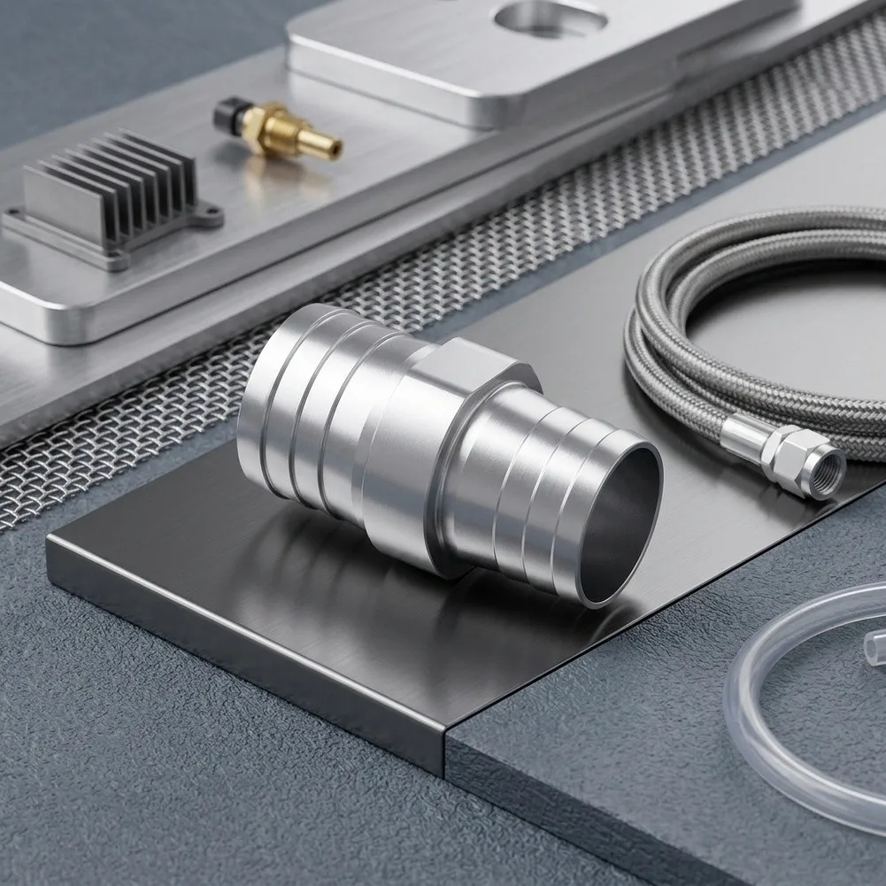 Aluminum Swivel Pipe Adapter Built for LS 18 Threaded Applications - Ensures Stable Connection 1-14 to 1-12 Threads