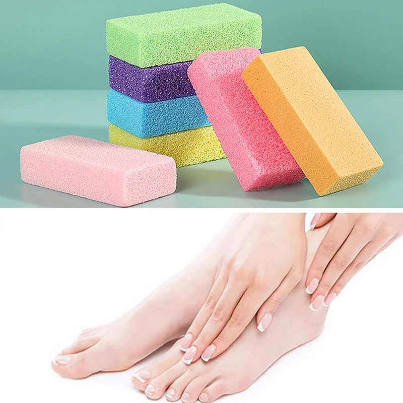Pedicure Handle Pumice Stone Raspador Foot File, Morto duro áspero, Esfoliação de pele seca, Removedor de calos, Saltos rachados manuais, Esfoliar os pés