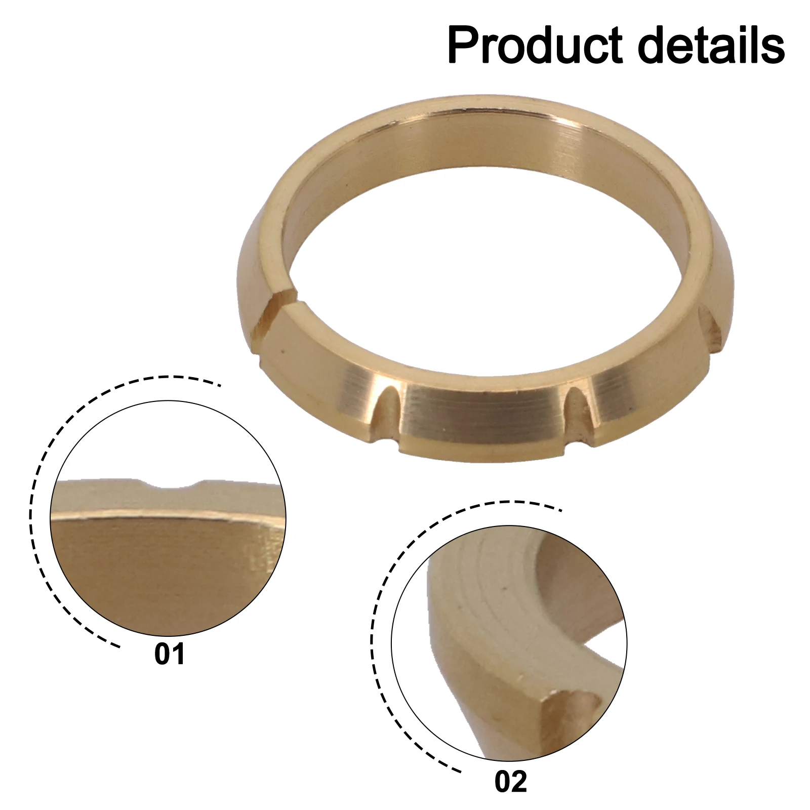 020409374 Brass Joint Flange Ring for Car Applications Fits For Golf For Jea For Passat For A3 Model Replacement