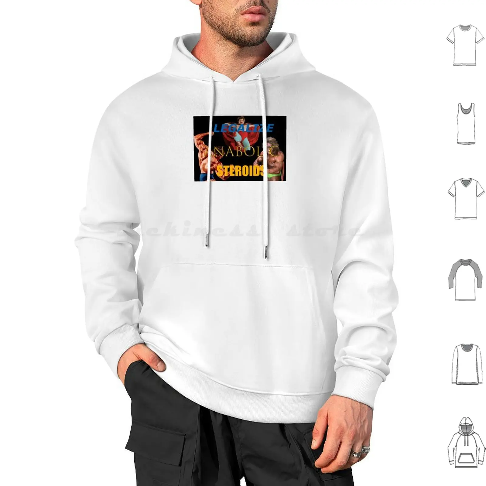 Anabolic Steroids Hoodies Long Sleeve Joke