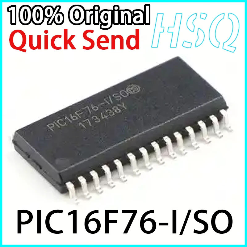 

5PCS PIC16F76-I/SO PIC16F76 SMT SOP-28 MCU Microcontroller Brand New Original