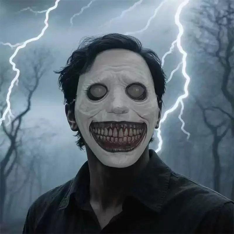 

Маска экзорциста, жуткий Хэллоуин, демон, полное покрытие головы, страшный реквизит для фильма, аксессуар для косплея, украшение для вечеринки ужасов