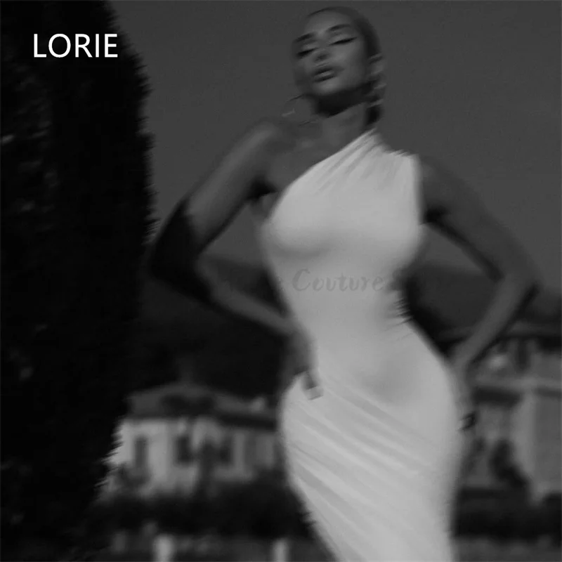 LORIE Classical A-line One Shoulder Wedding Dresses Sexy Side Split Bridal Gown Luxury Wedding Gowns Customized 2025