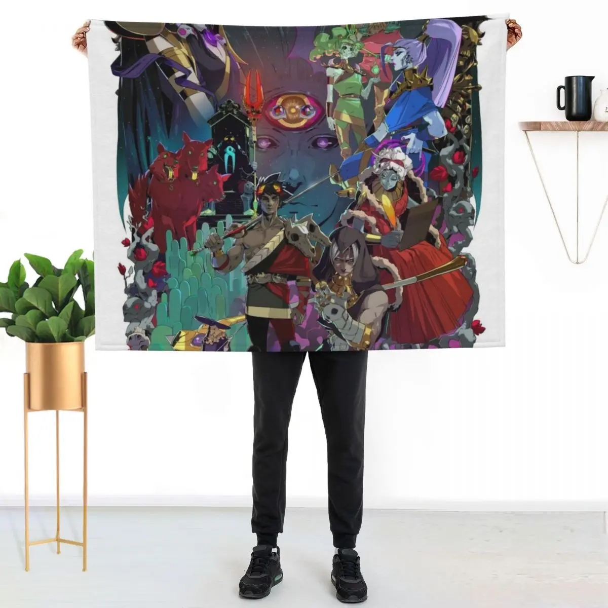Hades Game Artwork Poster Throw Blanket decorative Picnic Polar valentine gift ideas Baby Blankets