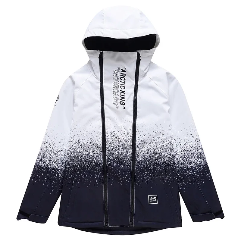 

New Ski Hooded Clothes for Men Women Winter Outdoor Skiing Snowboarding Jackets Windproof Waterproof Warm Thick Coat