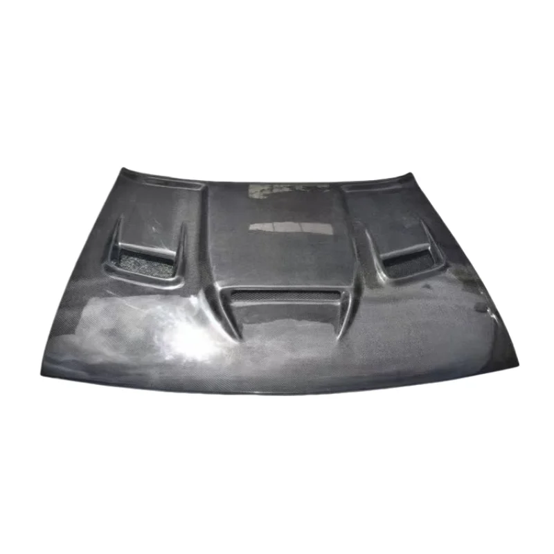 

High Quality SRT Hellcat Style Engine Cover Hood Carbon Fiber Bonnet for Dodge Challenger 2008-2023