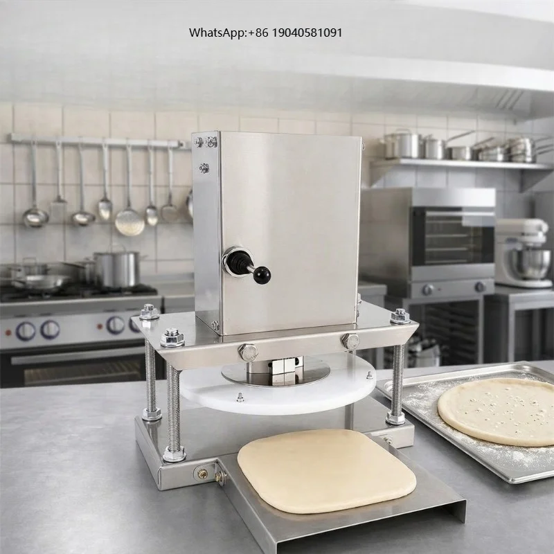 XL-Automatic Pizza Dough Press Machine, High-Speed Dough Sheeter 110V/220V Electric Tortilla Pancake Presser for Bakery