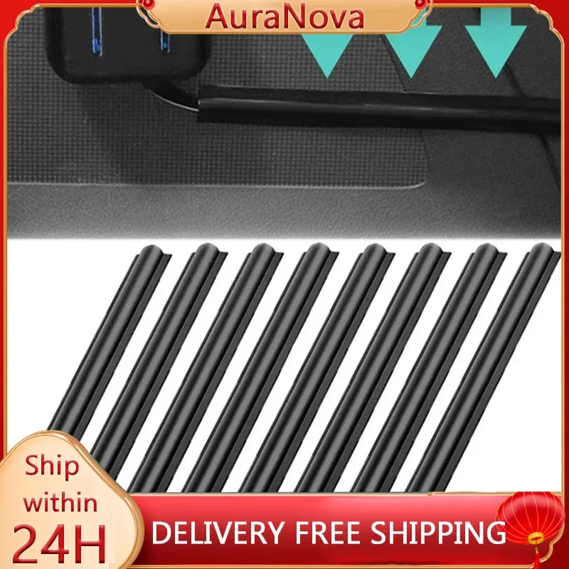 

4pcs Car Concealed Wire Cover Car Cable Line Protective Cover Interior Data Cable Fixing Clamp Sleeve Wire Line Organizer