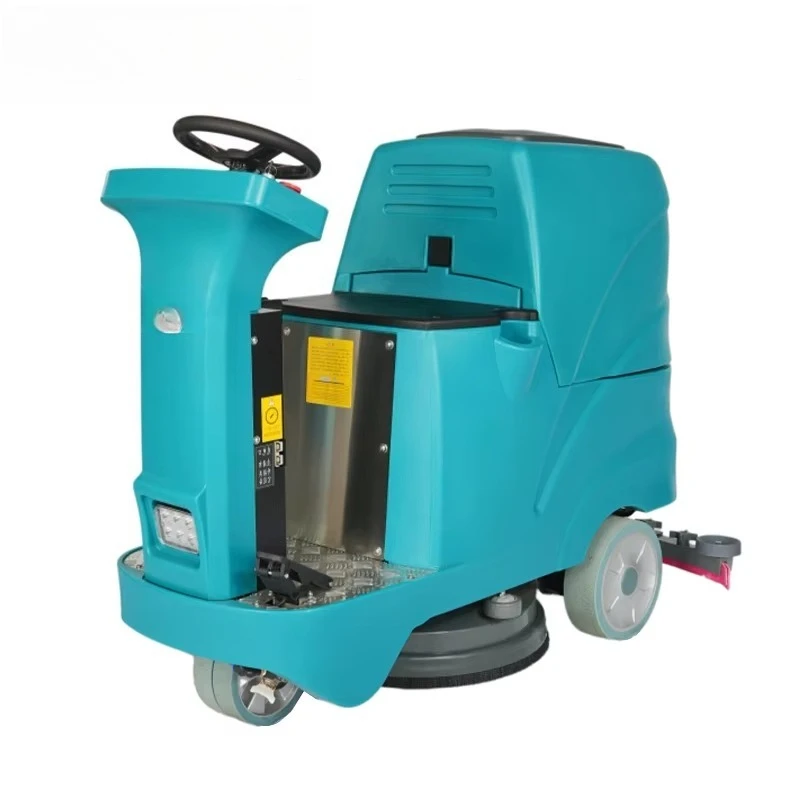 Ride on Floor Scrubber Automatic Industrial Floor Cleaning Machine Electric Self Propelled Commercial Floor Washer