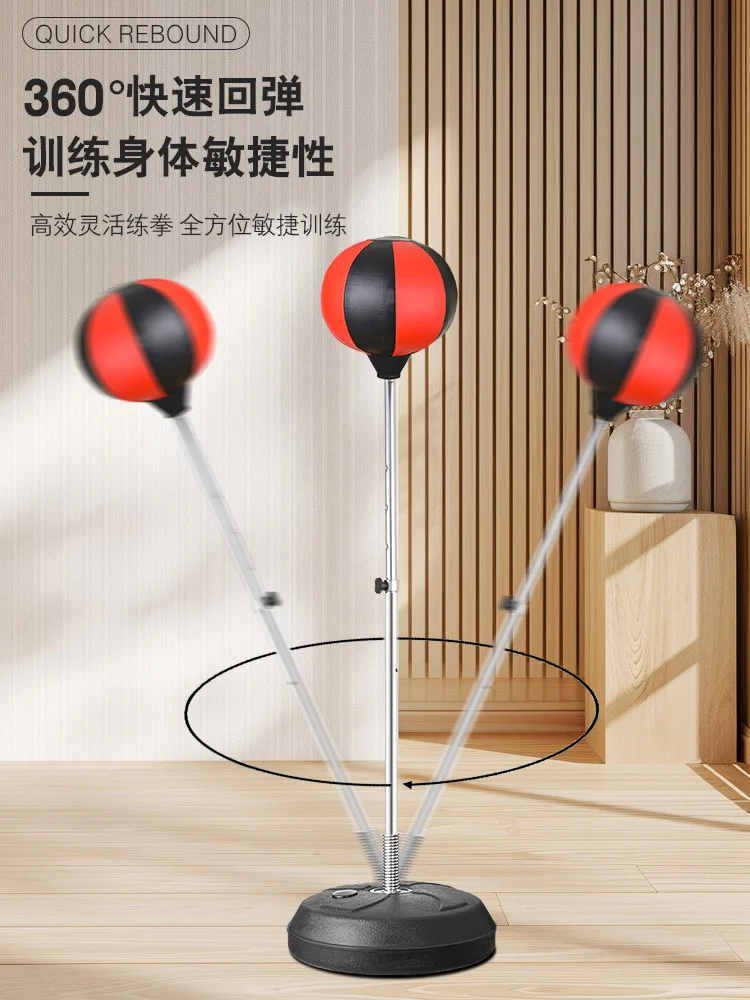

Professional Training Equipment Adjustable Height Boxing Speed Ball Reflex Punching Ball