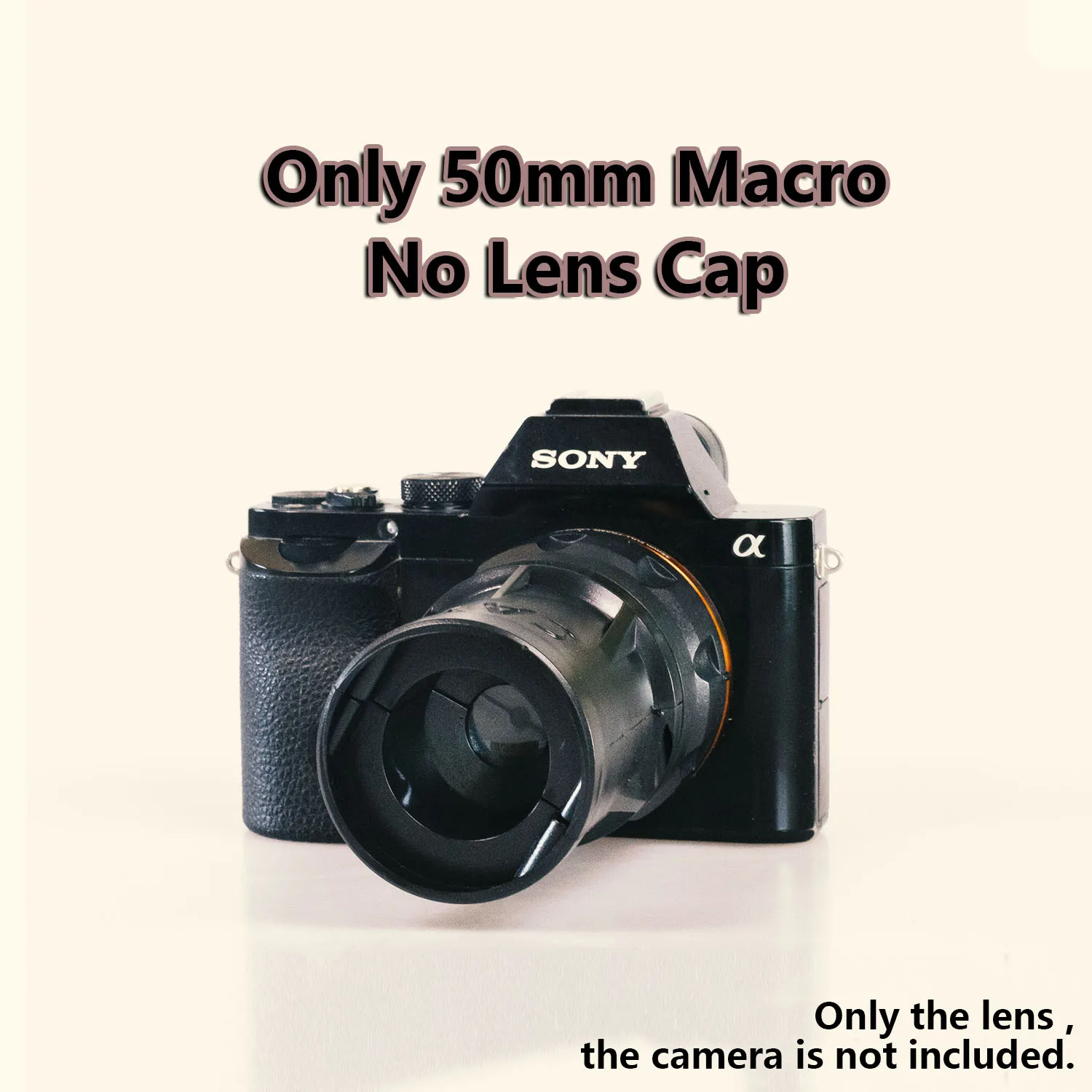 عدسة ماكرو 50 ملم / تكبير حقيقي 1:1 / متوافقة مع كاميرات Canon DSLR وSony وFujifilm بدون مرآة #4