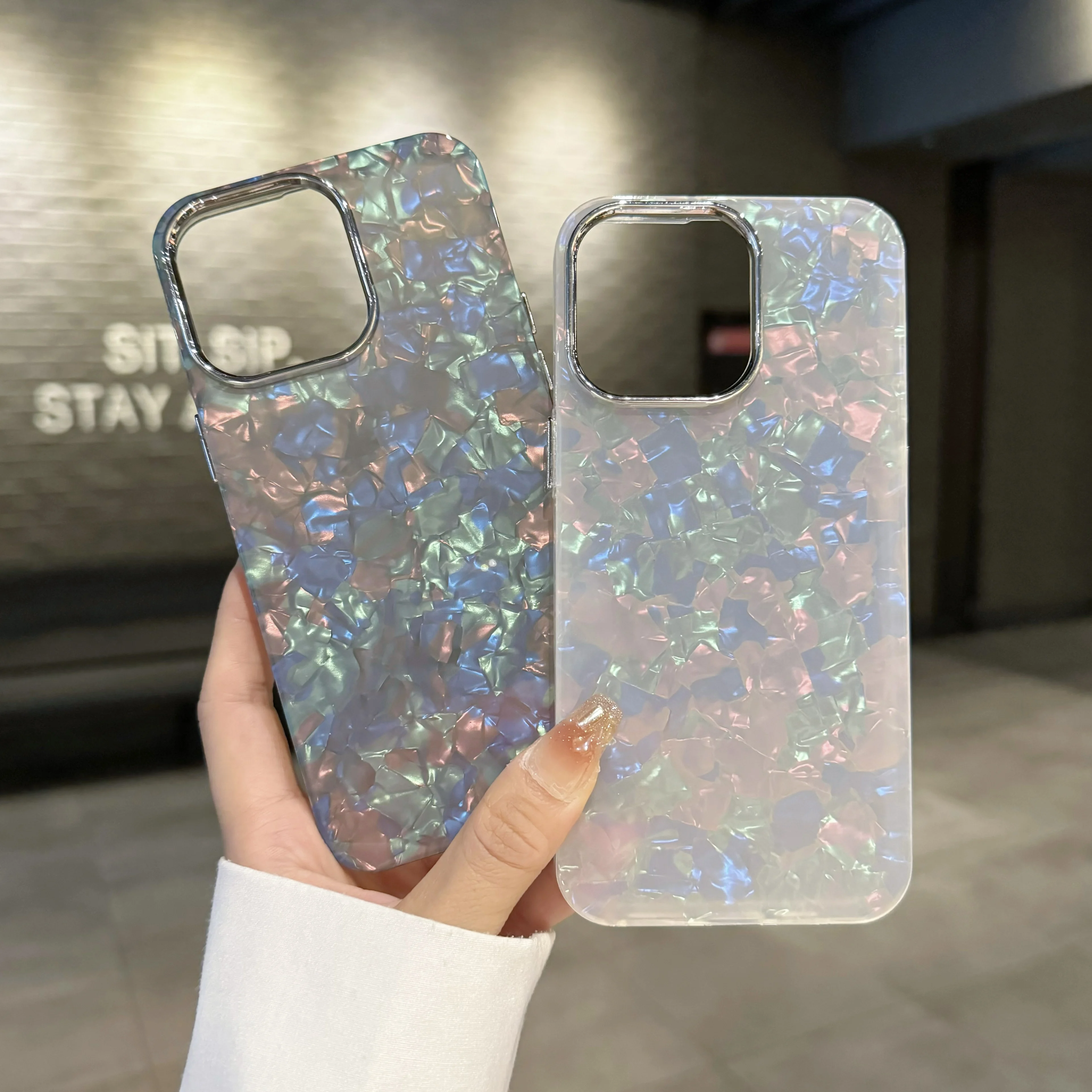 Luxury Laser Marble Pattern Shockproof Case For iPhone 16 15 14 13 12 11 Pro X XS XR Max 8 7 Plus SE Dream Armor Lens Ring Cover