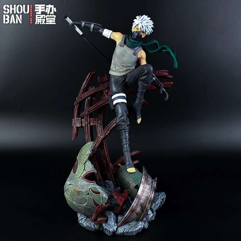 Bandai Bandai Naruto Behind the scenes Shadow Kakashi figure GK two-dimensional animation model ornament gift