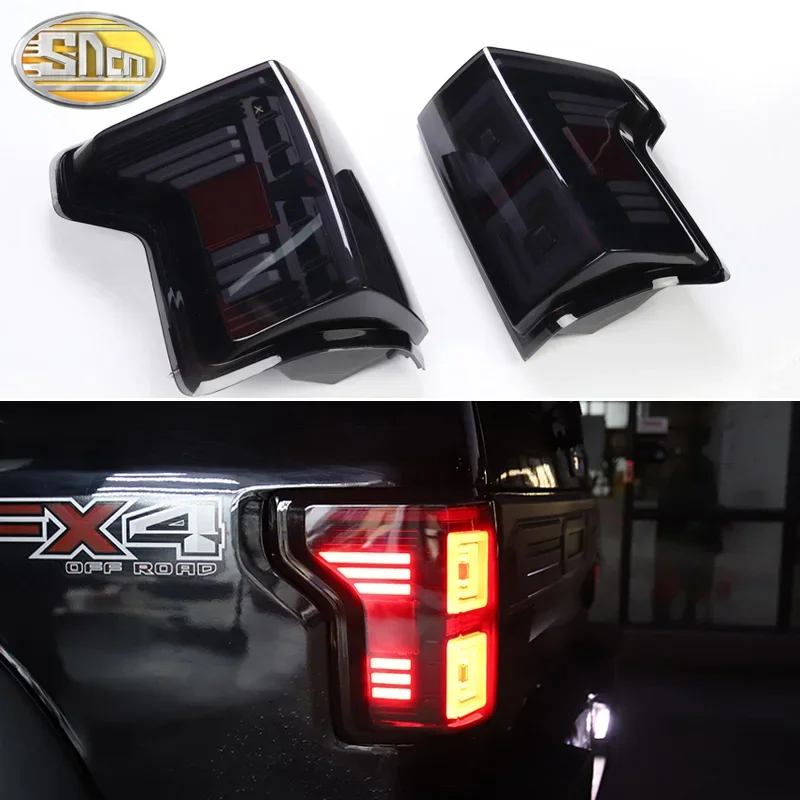 

Car LED Tail Light Taillight For Ford F-150 F150 SVT Raptor 2015-2020 Rear Running Lamp + Brake Light + Reverse + Turn Signal