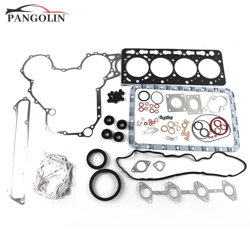 

V3800 V3800T Engine Overhaul Gasket Kit Replacement for Kubota Bobcat Excavator 1G574-99355 Excavator Aftermarket Parts