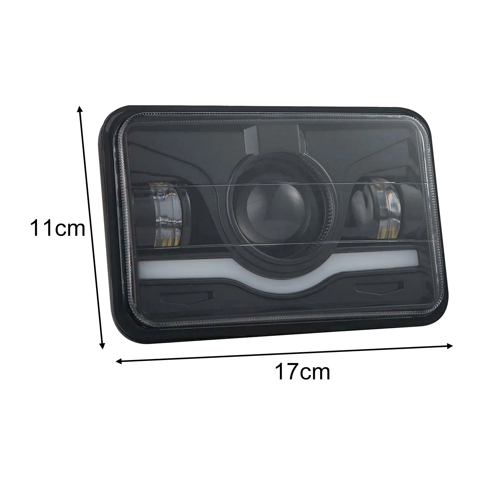 4 Stuks 4X6In Hi/Lo Beam Led Koplampen Waterdicht Ip68 Heldere Koplampen Voor Chevy C10 C20 C30 Camaro Ei C5500-Kodiak