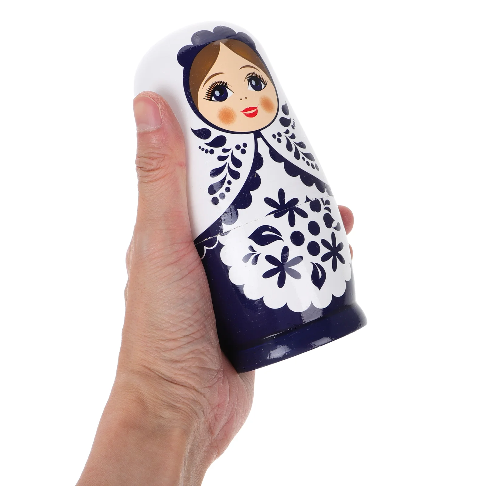 Matryoshka-juguetes anidados de animales hechos a mano, Matrioskas, muñecas rusas, Babushka apilable, Kit de manualidades para niños, decoraciones de madera