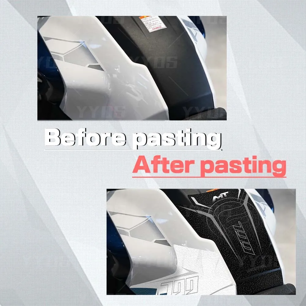 Zestaw naklejek ochronnych na bak motocyklowy, matowe akcesoria, nakładka, ochraniacz, odporny na zarysowania, do cfmoto 700mt cf moto 700 mt 700MT