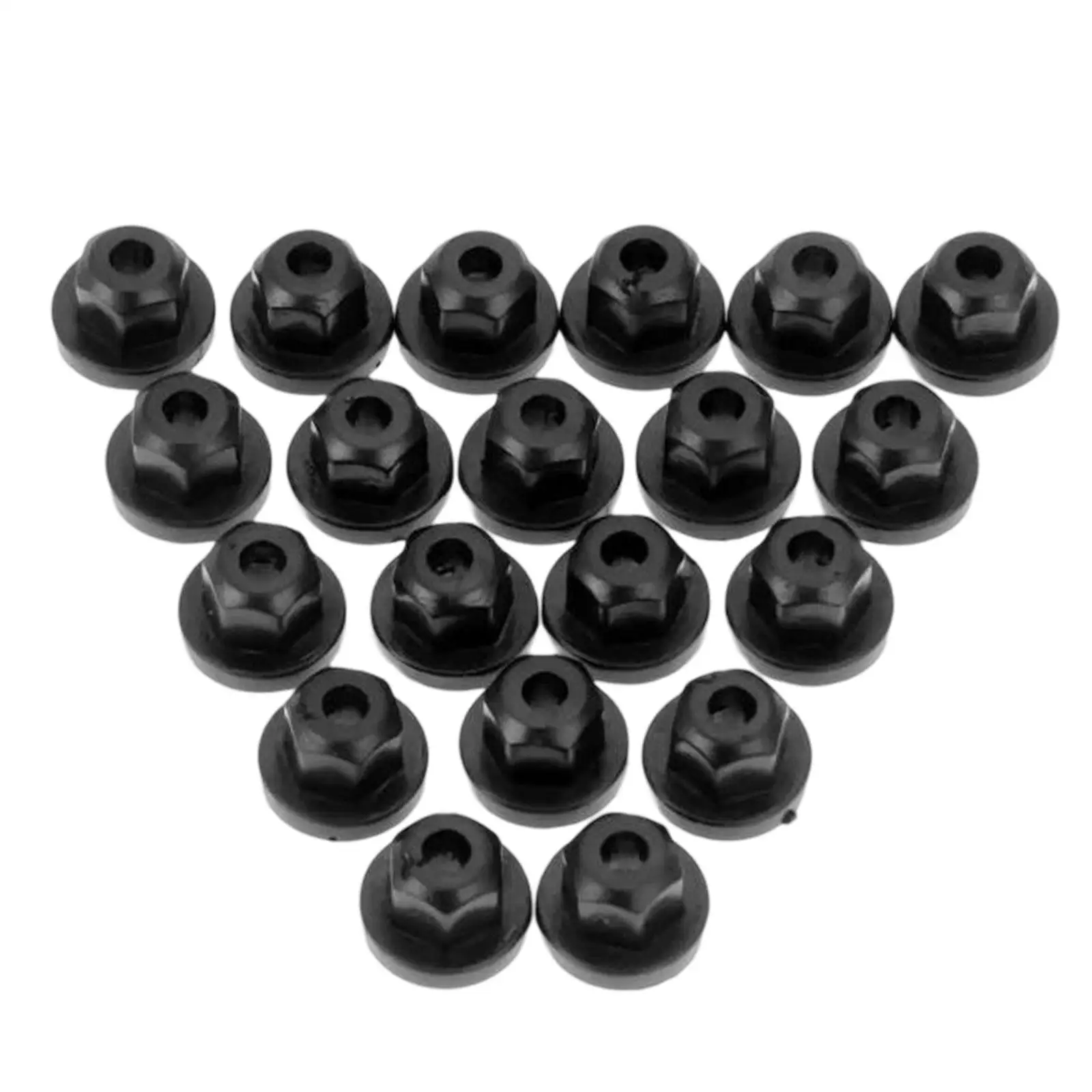 20x Body Nuts Flange Clips 16131176747 High Performance for BMW E34 E36