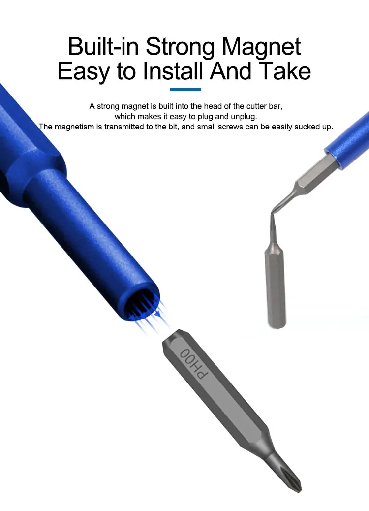 SUNSHINE SS-5118 25 in 1 High Performance Precision Magnetic Bits Screwdriver Set For iPhone Repair Disassembly Opening Tool