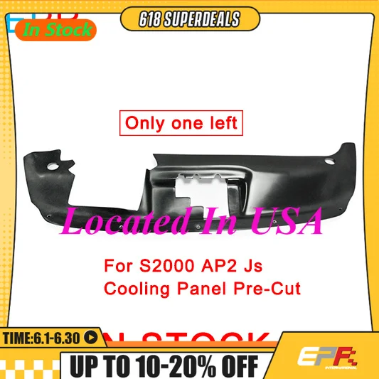 Panel de refrigeración FRP para Honda S2000 AP2 Js Panel de refrigeración-accesorio de bahía de motor de ajuste directo precortado