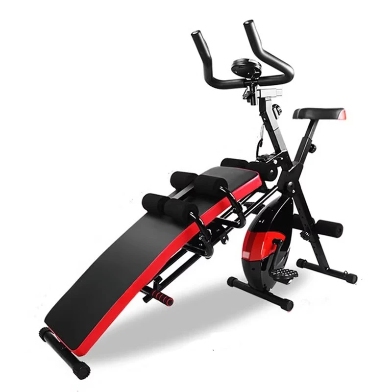 

Combination Fitness Equipment Supine Board Waist Tuck Machine Home Exercise Bike Spinning Bike Multifunctional Crunches