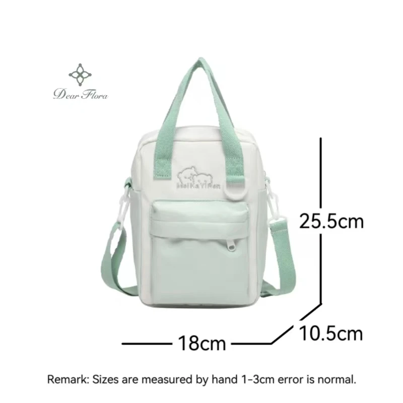 Girls New Cute 20cm Doll Bag Y2K Versatile Transparent Pocket Shoulder Crossbody Bags Simple Basic Ita Bag Student Handbag Purse