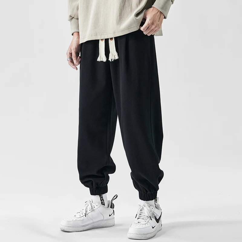 

Nuthink American Sle Street Loose Men's Dstring Pants Autumn Trendy Casual Trousers Youthful Vitali Cotton Polyester