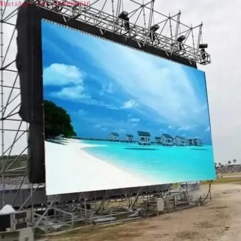 Fully Customizable & Waterproof LED Display For Universal UseEvents Display Indoor Outdoor Video Wall Advertisement Cabinet Rent