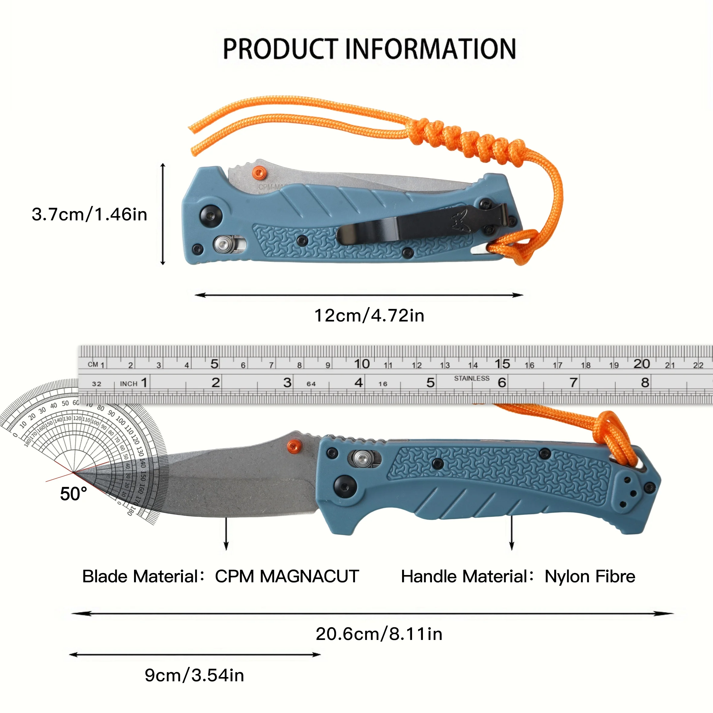 Couteau pliant BM18060-couteau pliant tactique d'auto-défense Portable de Camping en plein air, outil multifonctionnel pour la pêche et la chasse