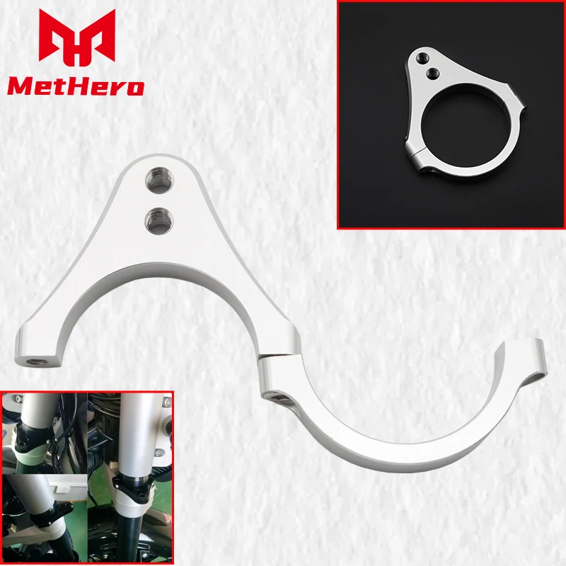 31 32 33 35 36 37 38 40 41 42 43 45 46 47 48 49-54 57 58mm Aluminum Universal Steering Damper Shock Absorber Fork Clamp Bracket