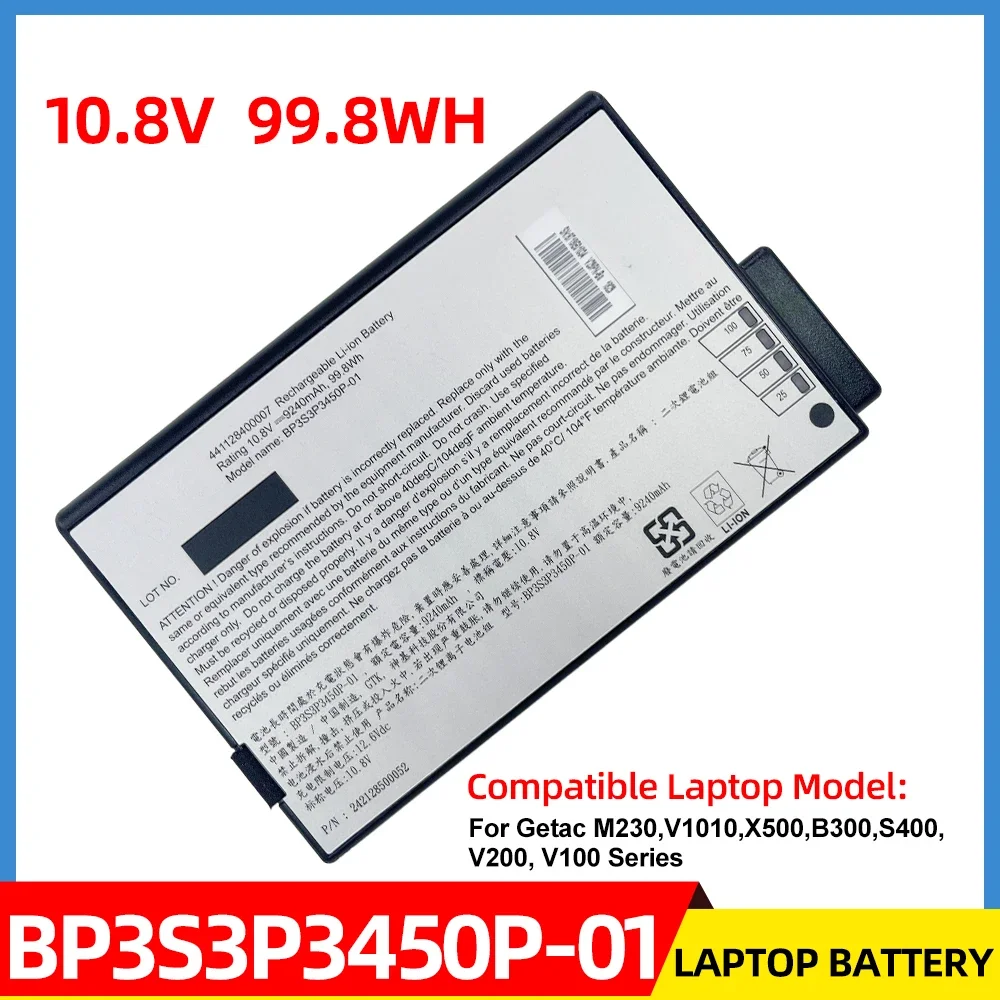 

New BP-LP2900 10.8V 99.8Wh Laptop Battery for Getac V100 V200 B300 X500 S400 V1010 BP3S3P3450P-01