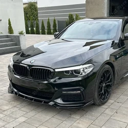 For BMW G30 G31 G38 M Performance 520i 530i 540i 530e 3PCS Front Bumper Splitter Gloss Black 2017-2020 Touring Tuning Body Kit