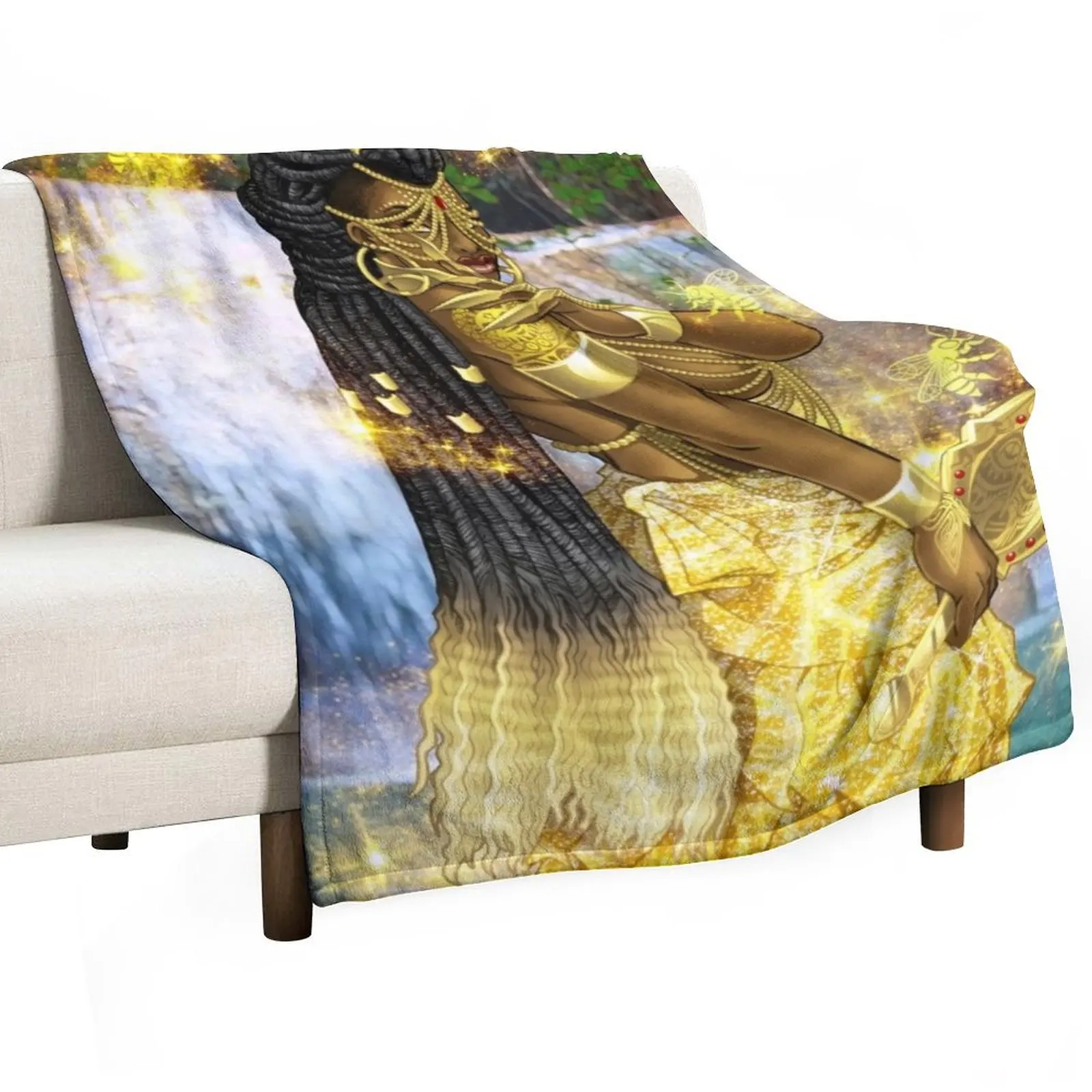 

Oshun Throw Blanket Decorative Sofa Luxury Thicken Comforter Decorative Throw Blankets
