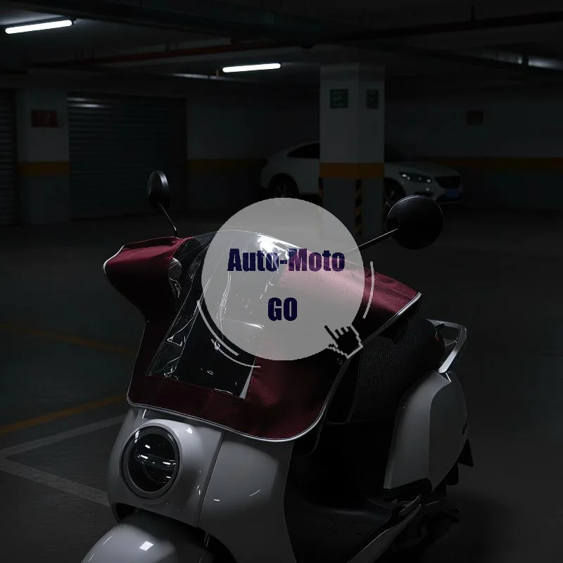 Electric Scooter Dashboard Rain Cover Clear Window Waterproof Zipper Universal Fit   etc E-Scooter Use