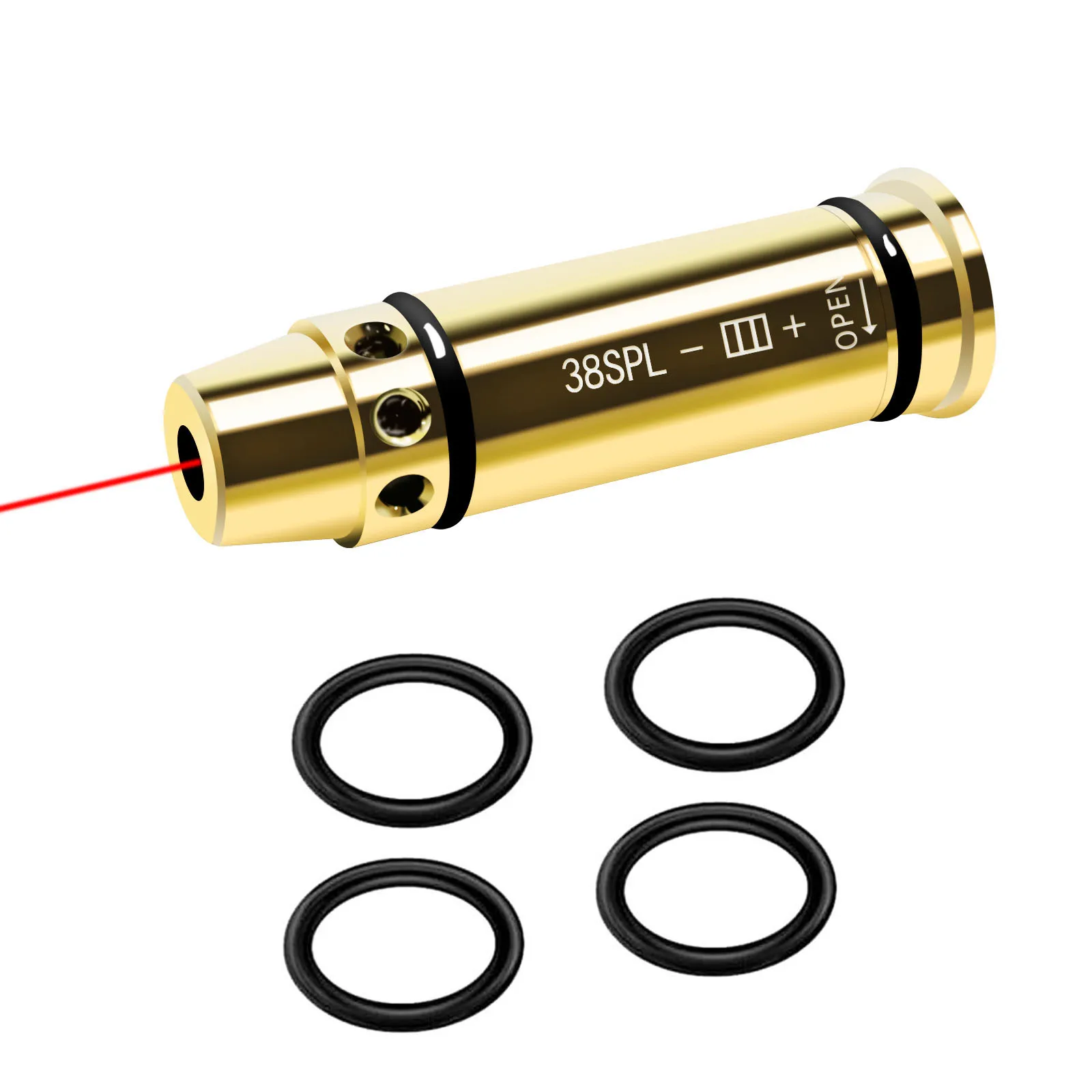 

Hisecome 38SPL Tactical Red Laser Training ,650nm Built-In Snap Cap ,For Dry Fire Simulation And Hunting Practice