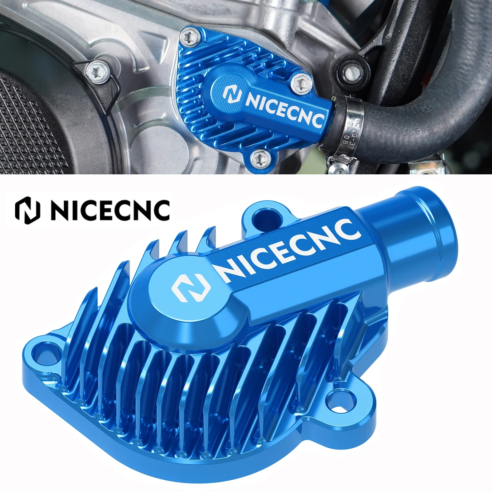 

For Husqvarna TE 300 2024-2025 NICECNC Water Pump Cover TE250 TE150 TX300 TE 150 250 300 2024-2025 TX TC 125 250 300 2023-2025