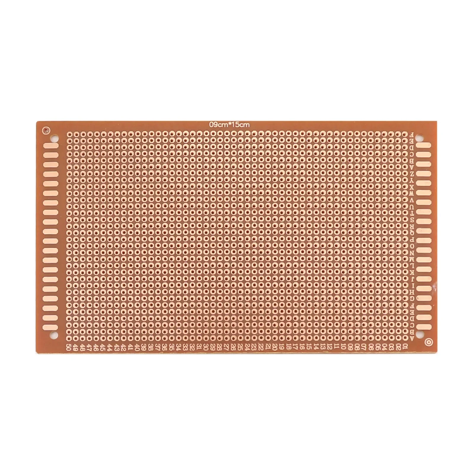 Papan Sirkuit Eksperimental Satu Sisi 9X15 9*15Cm, 5 Buah Pelat Tembaga Bakelite Universal PCB Prototipe, Kuning