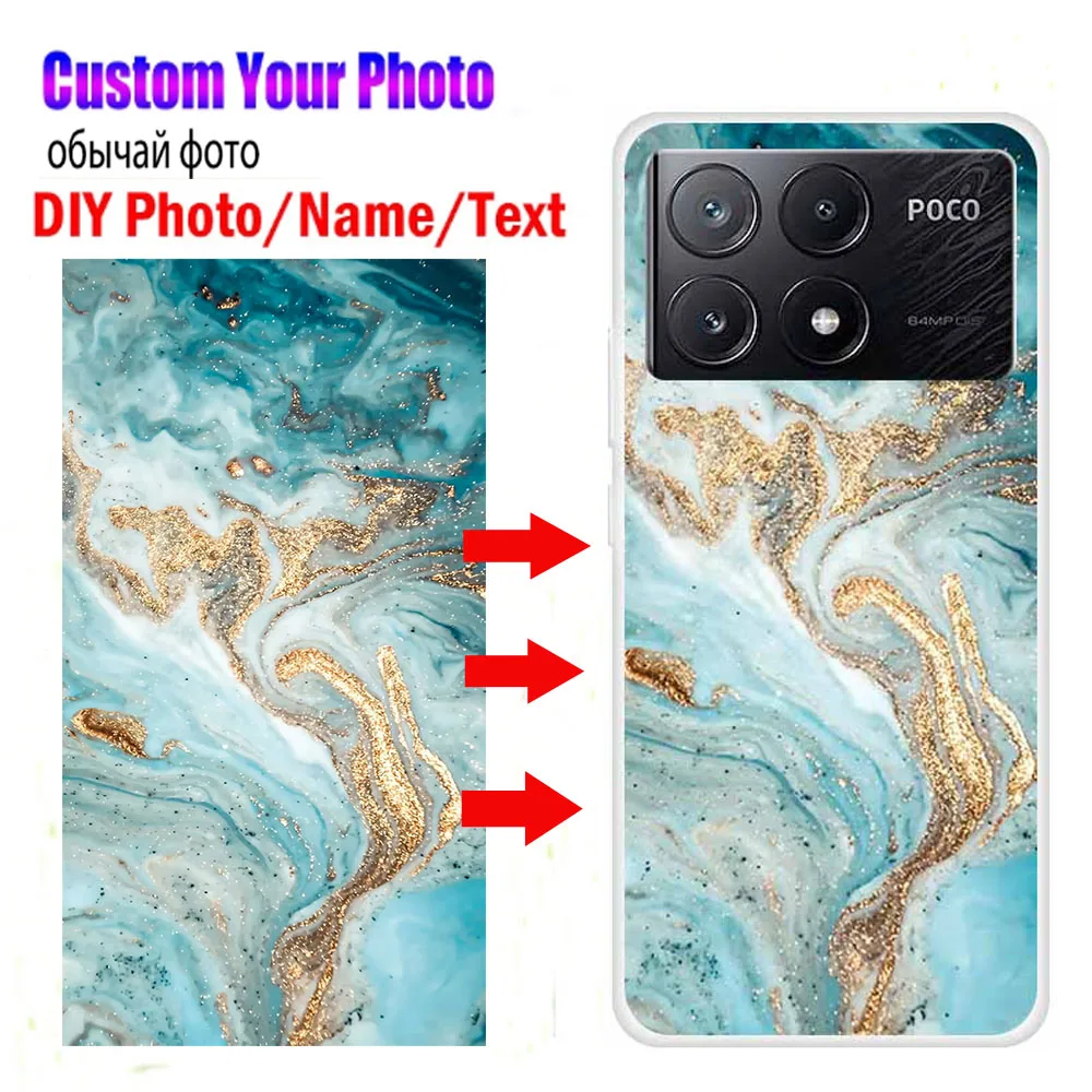 Customized Design Phone Cases for Xioami Redmi Note 13 Pro Plus 5G 13C 4G Silicone Cover DIY Photo Picture Image Clear TPU Coque