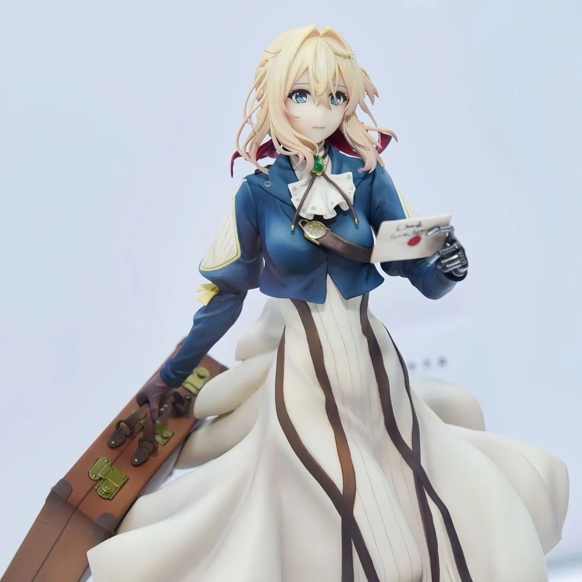 27 سنتيمتر البنفسجي Evergarden شخصيات كرتونية فتاة جميلة ونقية Gk نموذج سطح المكتب زخرفة زينة أفضل الهدايا النادرة للأطفال #2