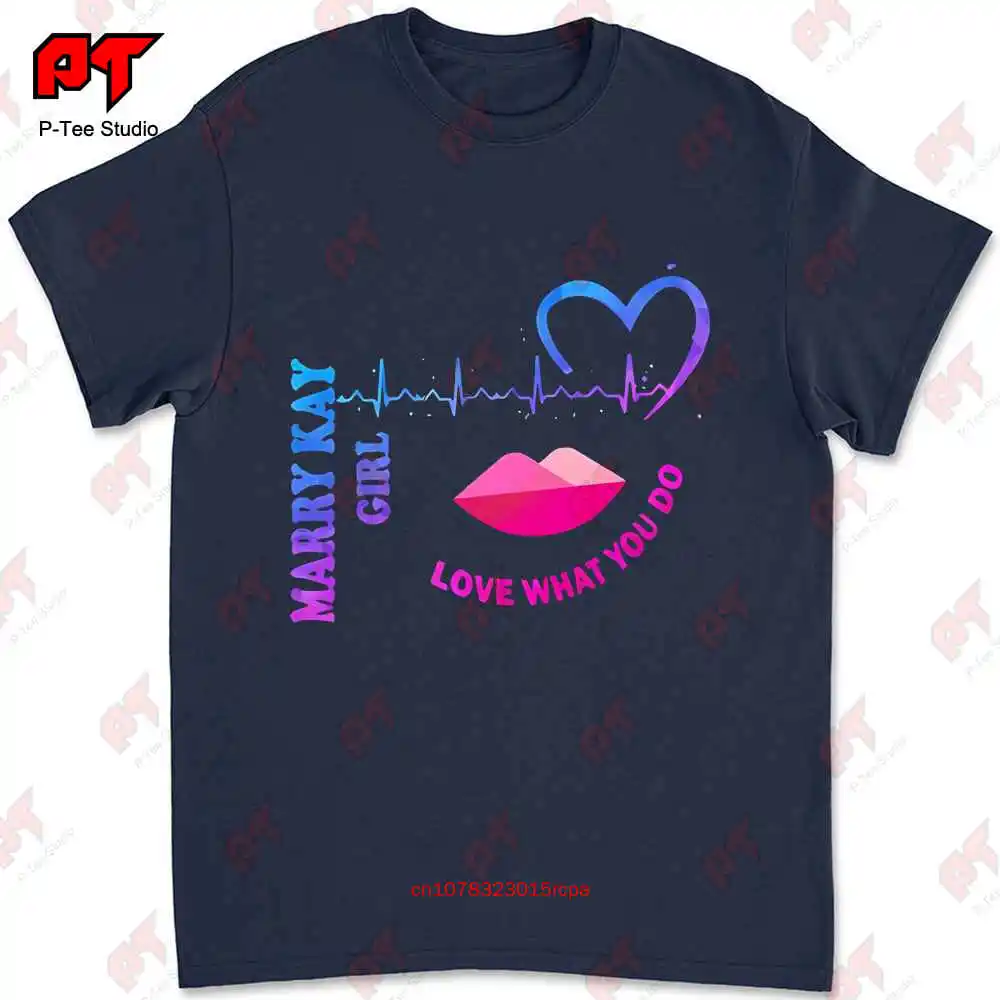 Mary Kay Girl Love What You Do Heartbeat T-shirt Tee TQF2