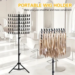 144 Pegs Hair Braiding Rack 2 Sided Hair Racks for Braiders Standing Height Adjustable Braid Rack Holder Stylists Braiders Tool